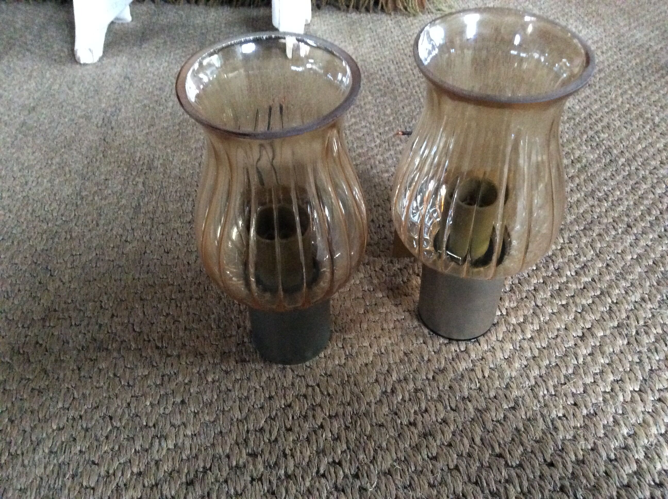 Pair of vintage wall lamps