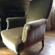Napoleon lll velvet armchair