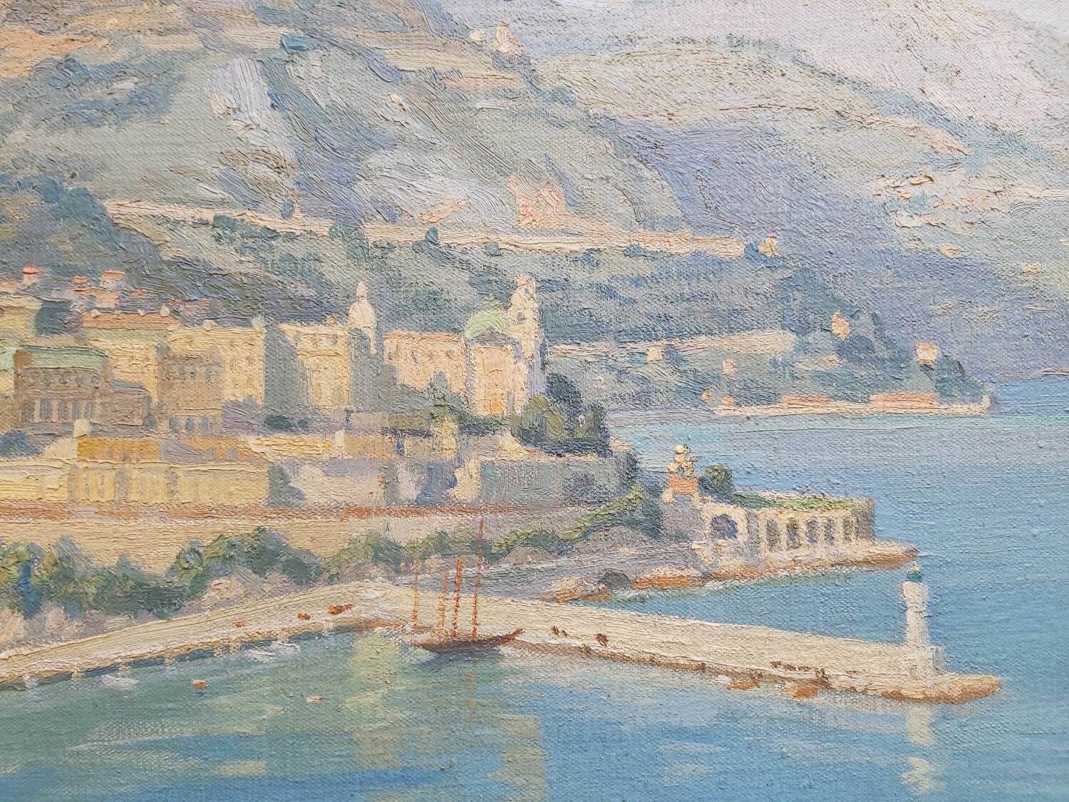 Tableaux Monaco, huile sur toile