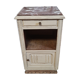 Patinated bedside