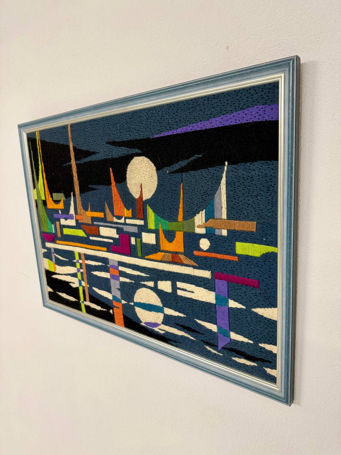 60s canvas design / vintage tapestry colours
