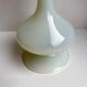 Small vase in white opaline 40s