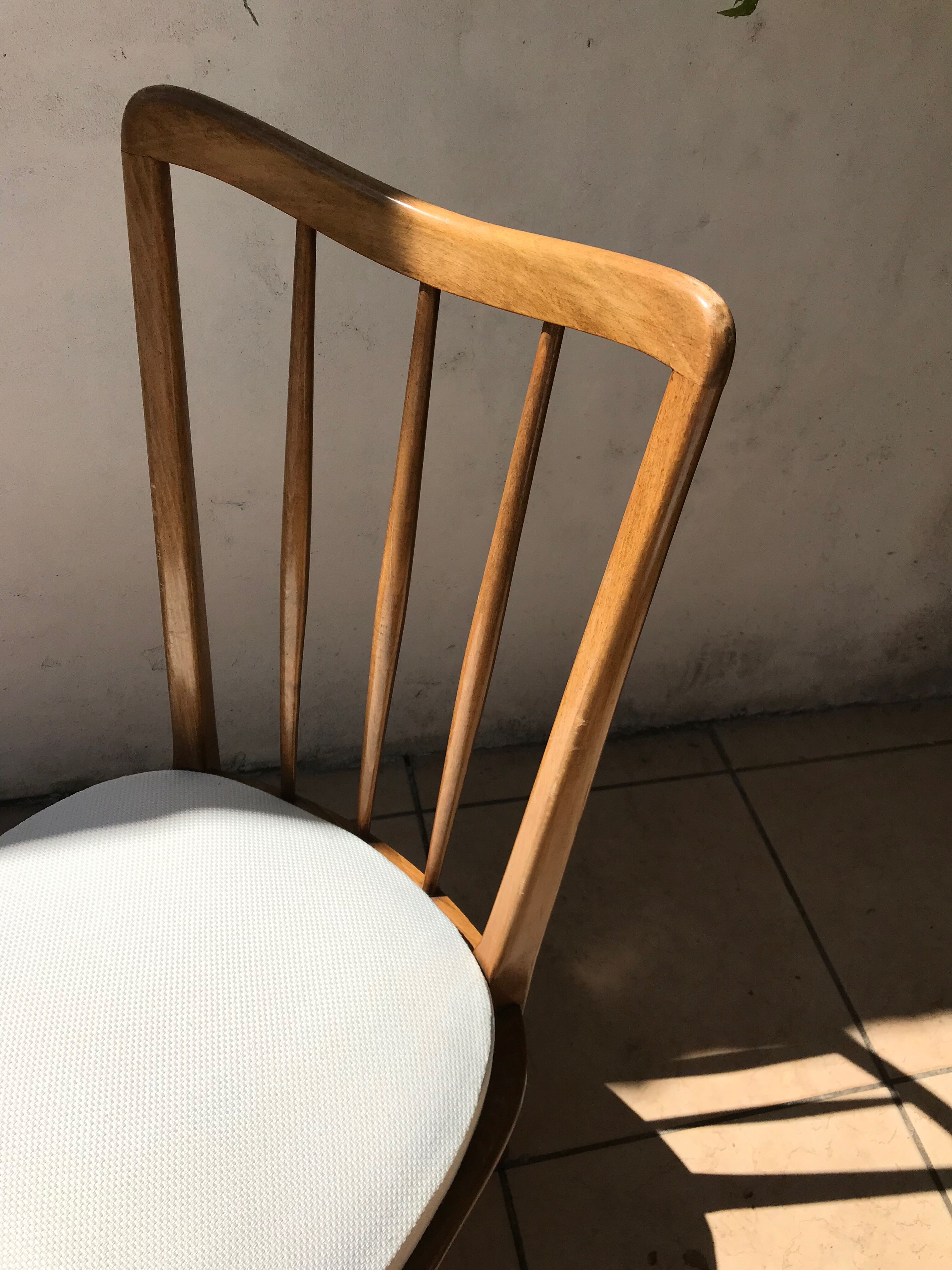 6 charles ramos chairs - 50s/60s
