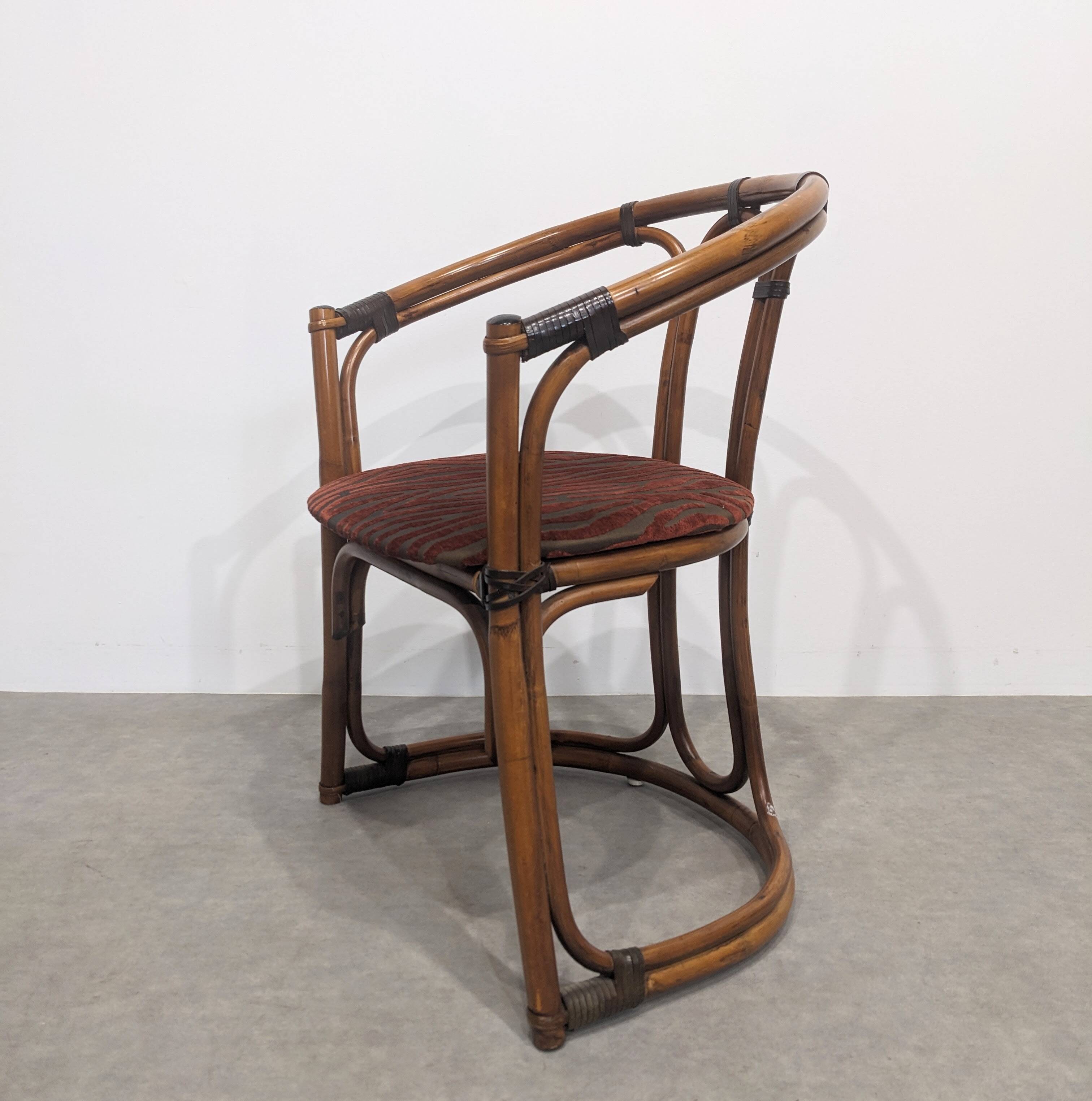Beautiful vintage bamboo chairs.