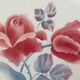 Plat rond en faience digoin sarreguemines modele cannes