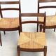 Ensemble de six chaises à repas en rotin par Jos De Mey pour Van Den Berghe Pauvers