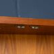 Vintage 20thc italian modular teak wall cabinet c.1960
