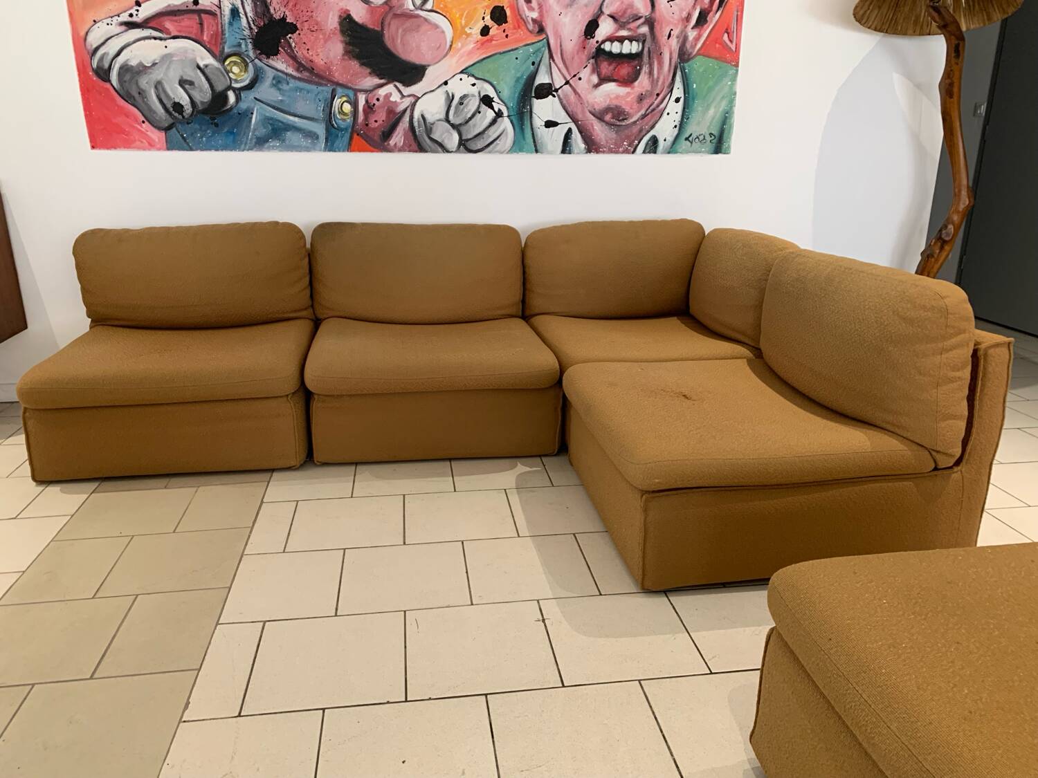 Vintage Zanotta Modular Sofa Circa 1970