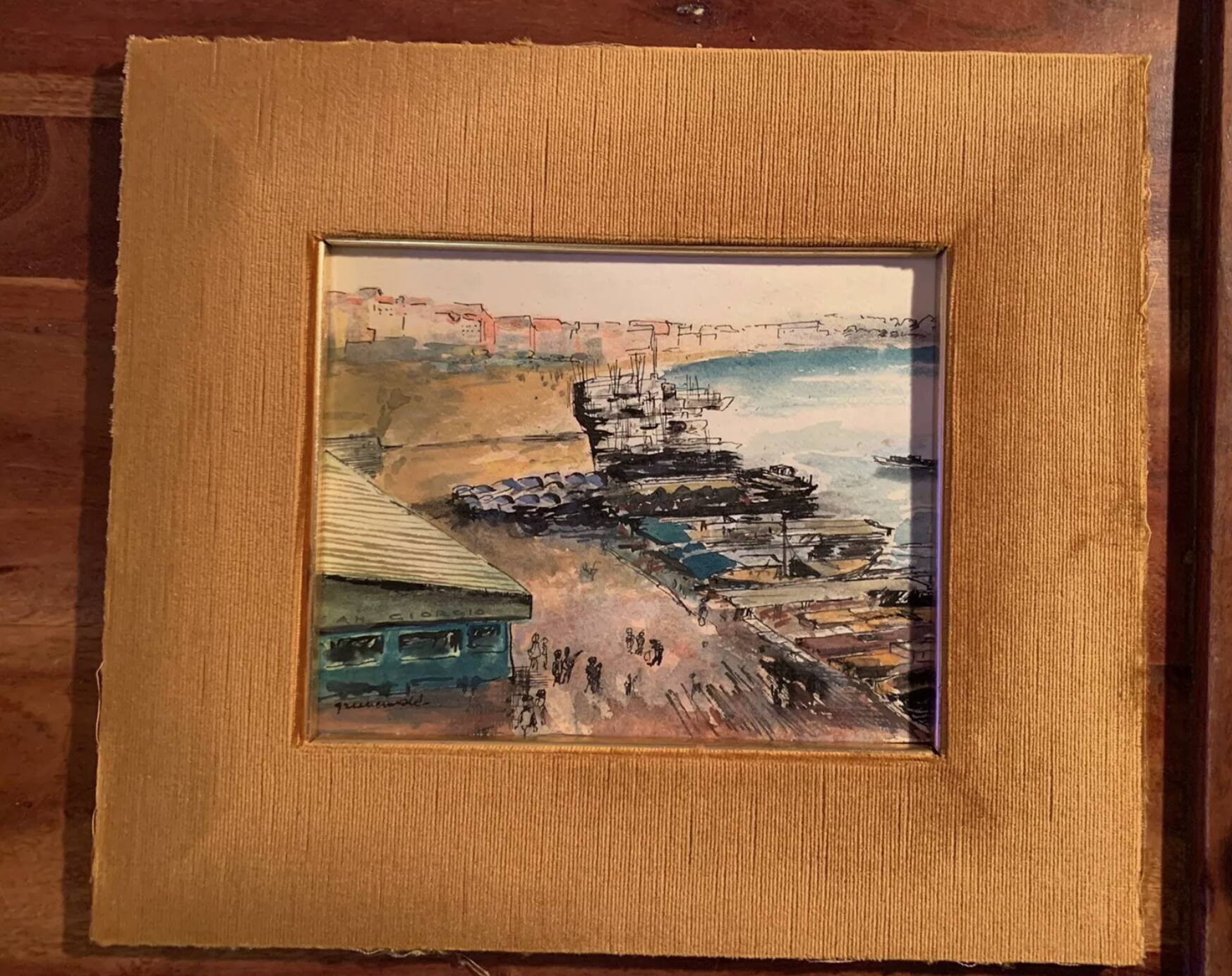 Jean Jacques GRUNENWALD (1911 - 1982) - Watercolor - Venice - 21x17 cm