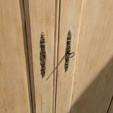 Natural wood wardrobe