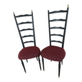 Set of 2 Italian chairs