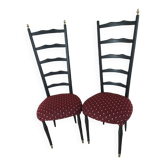Set of 2 Italian chairs