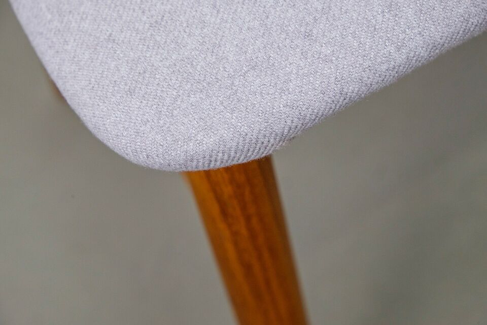 Set of 6 eva vintage chairs in Teak Niels Koefoe Hornslet Midcentury 60s