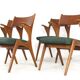 Set of 4 dining chairs 'Engstingen' - new upholstery