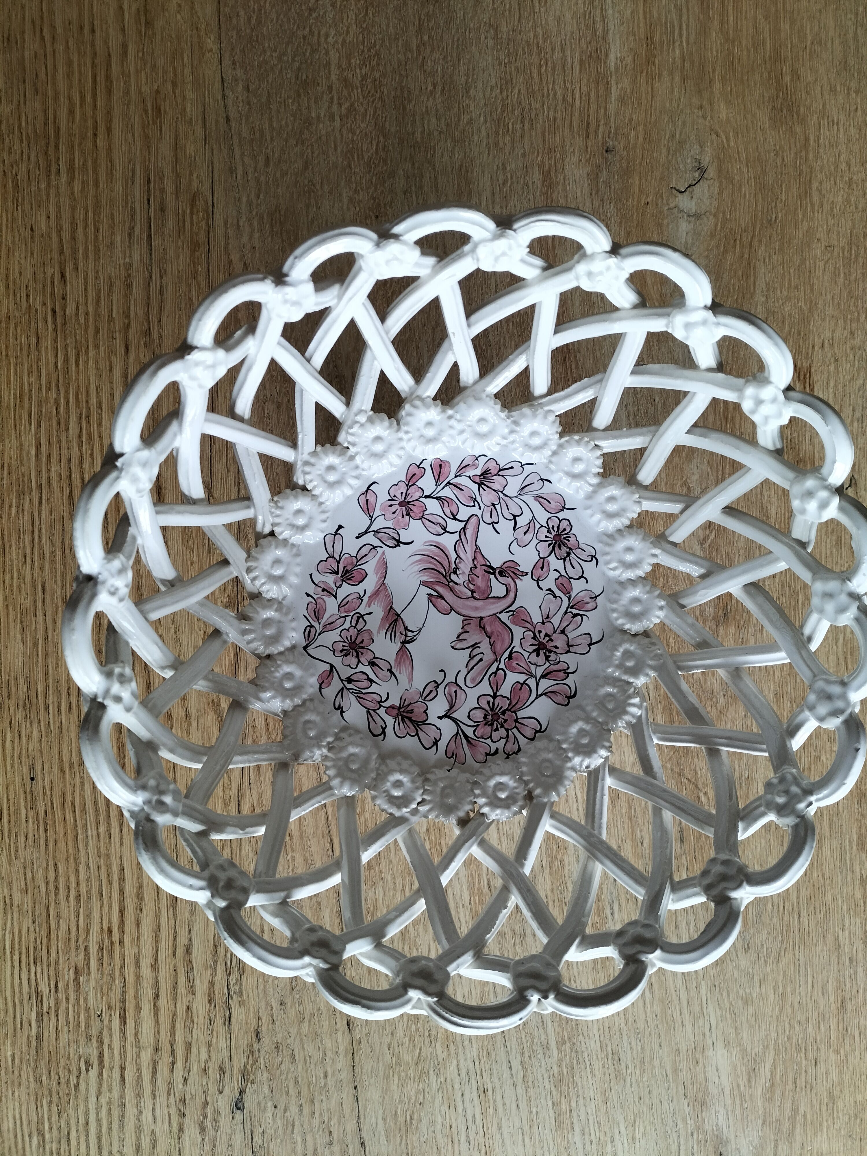 Braided basket B Pichon décor Moustier