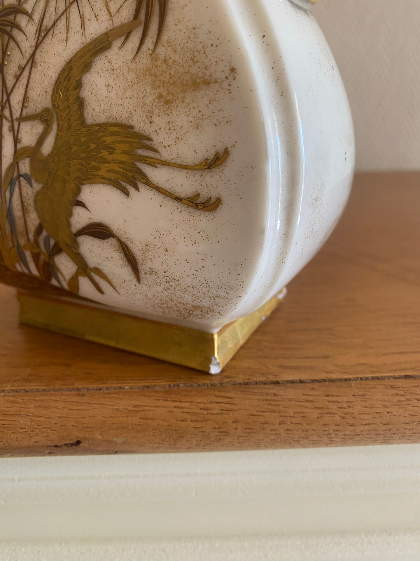 Ancient royal Worcester vase England 19th century