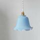 Baladeuse vintage bleue pastel