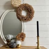 Nineteenth-century brass pull-out candle holder