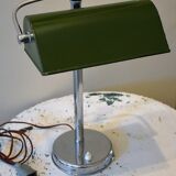 Notary lamp with green enamelled reflector