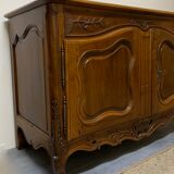 openwork Provençal credenza in walnut of the eighteenth century