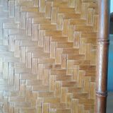 Pair of Vintage Rattan Bedside Tables