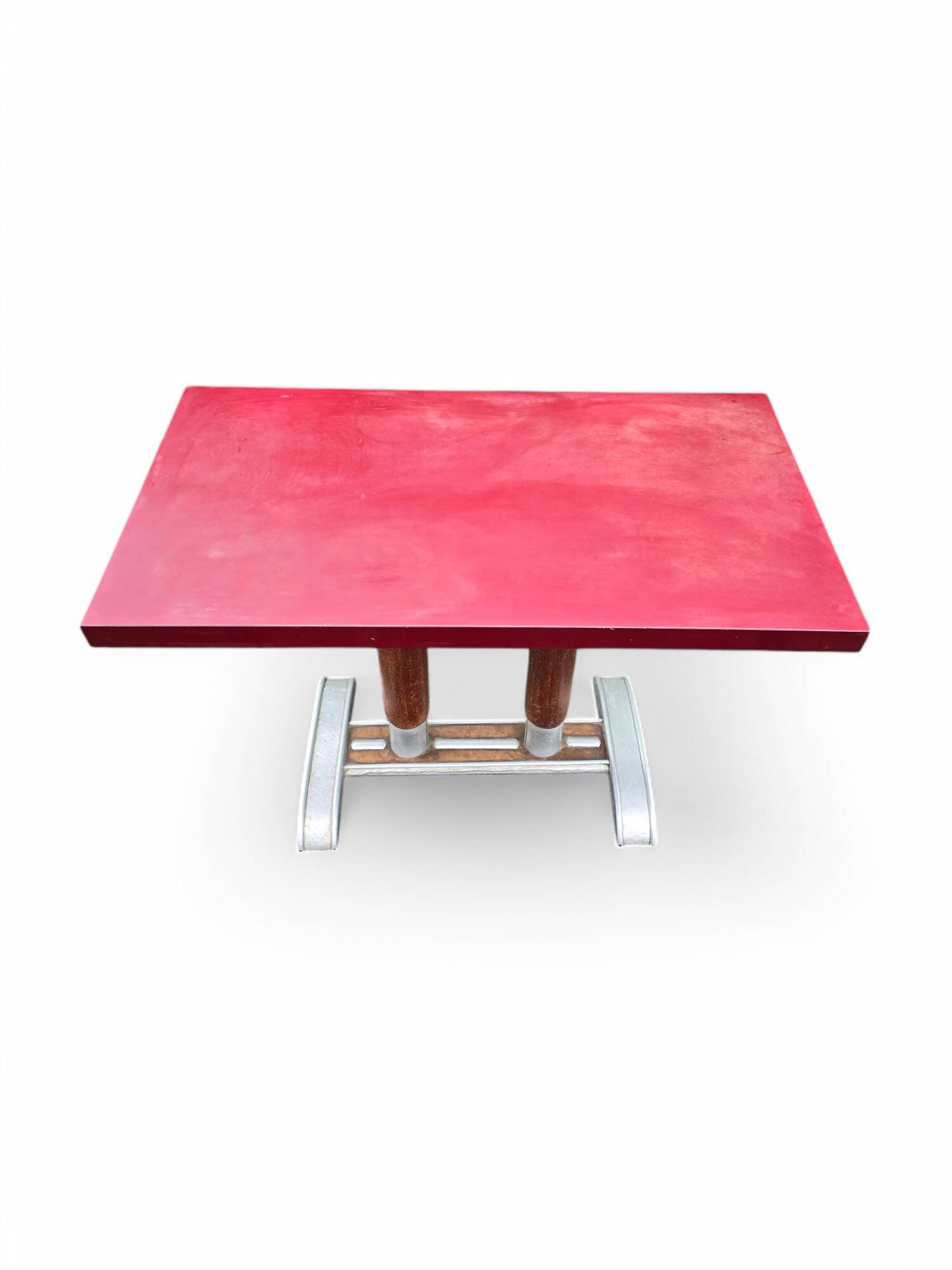 Vintage bistro table with bakelite top