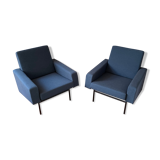 Pair of armchairs Pierre Guariche G10 Airborne Edition
