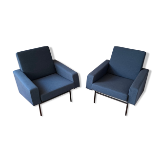 Pair of armchairs Pierre Guariche G10 Airborne Edition