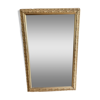 vintage beveled gold mirror
