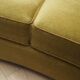 Green velour sofa, Danish design, 1960s, production: Denmark