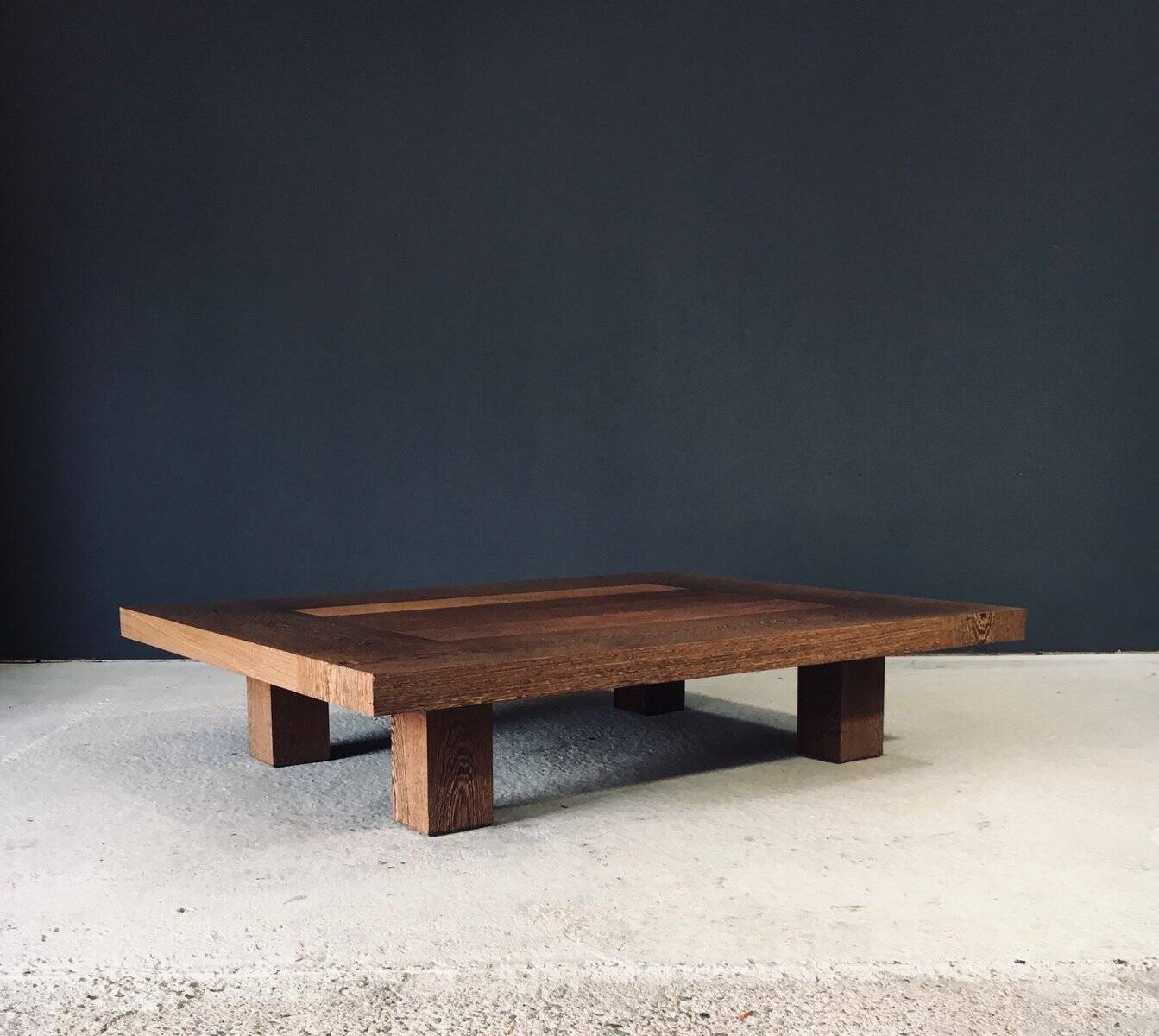 Postmodern Wengé Coffee Table, 1990s