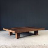 Postmodern Wengé Coffee Table, 1990s