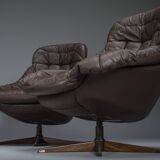 Fauteuils pivotants scandinaves par H.W. Klein pour Bramin, 1960, ensemble de 4