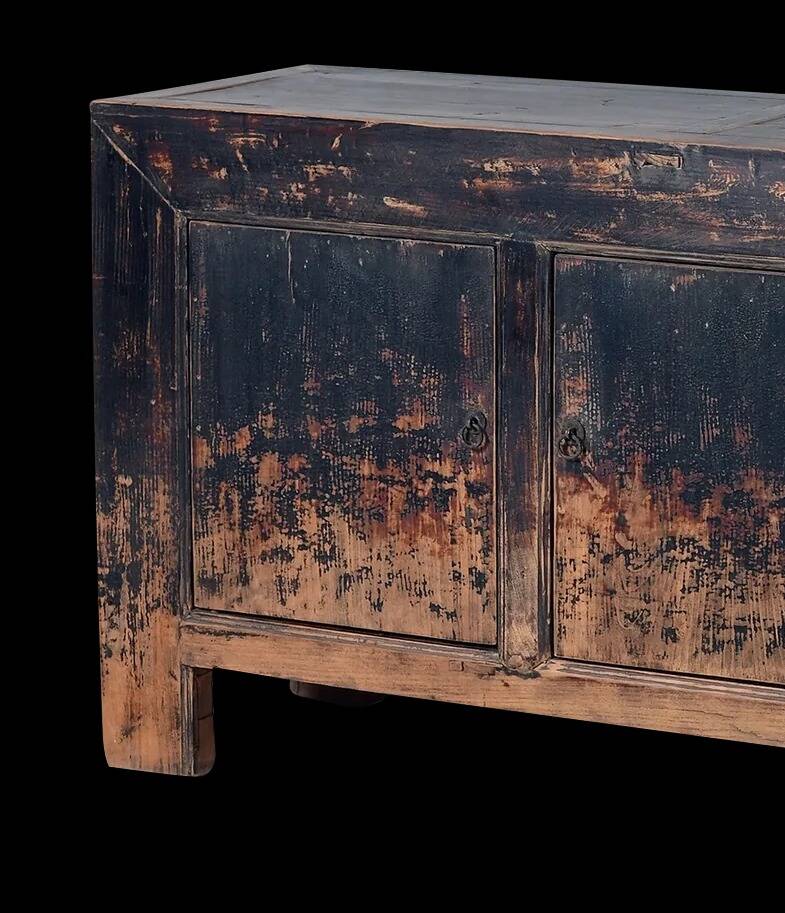 Qingdao - Antique Chinese buffet in solid elm no. 13