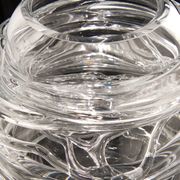 Vase 'Drop Honey' en verre cristal - Sem Schanzer (comme l'Anverre)