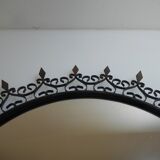 Signed Vallauris Chaty Sun mirror 44cm