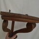 Wooden corner shelf