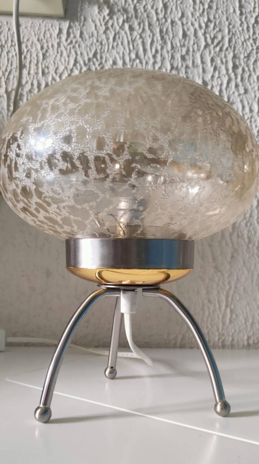 Pair of vintage 1980s Medusa lamps