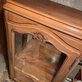 Vintage silver china cabinet display case