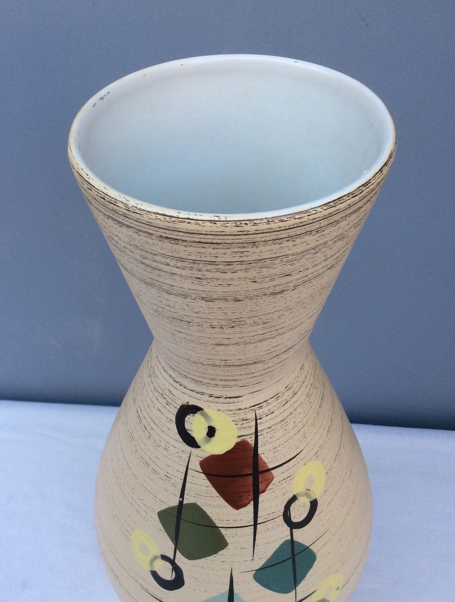 Vase en céramique West Germany 40cm.