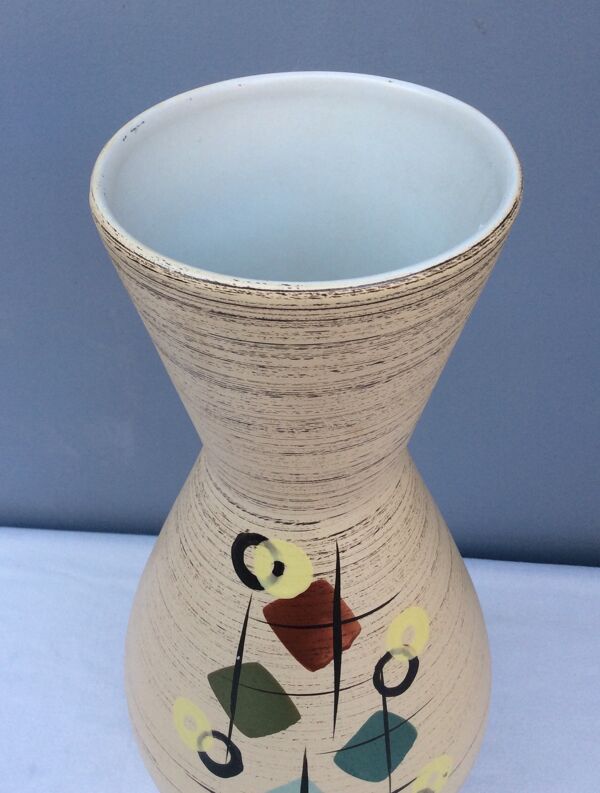 Vase en céramique West Germany 40cm.