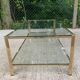 Bronze coffee table signed J.T. Lepelletier for Broncz 1960 111cm