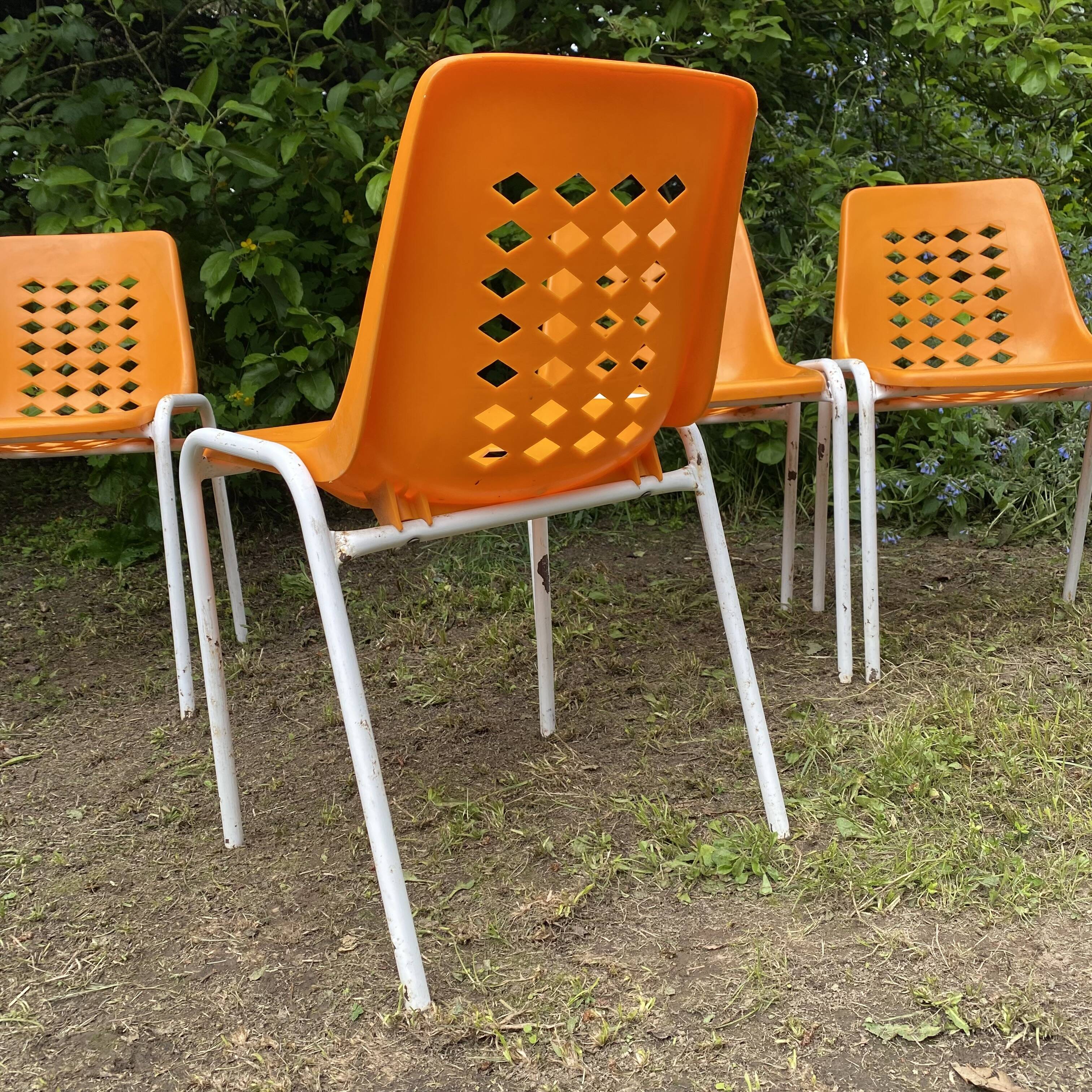 Bar terrace chairs, 70s