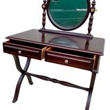 Traditional style solid wood dressing table with two drawers