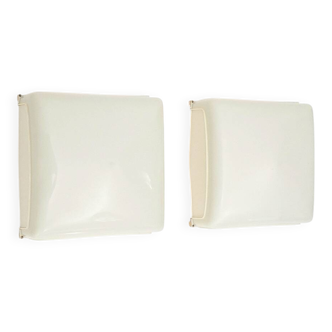 Pair of “Cnosso” ceiling lamps by Angelo Mangiarotti for Artemide, 1960s