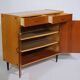 Commode en teck buffet vintage années 60 armoire meuble à chaussures