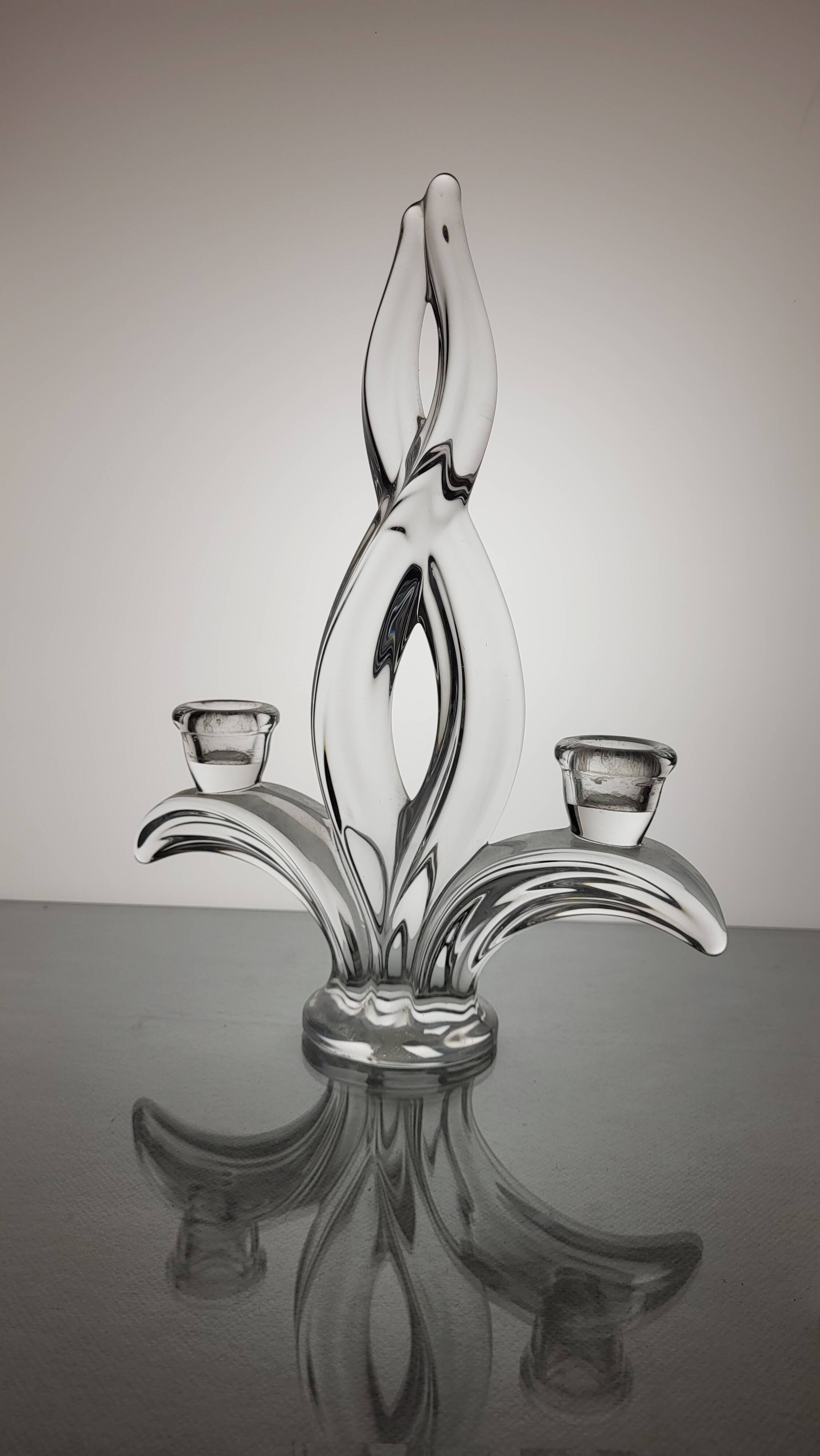 Vannes crystal candlestick holder