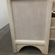 Buffet blanc en rotin/bambou tissé, années 70