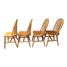 Set of 4 chairs with bars