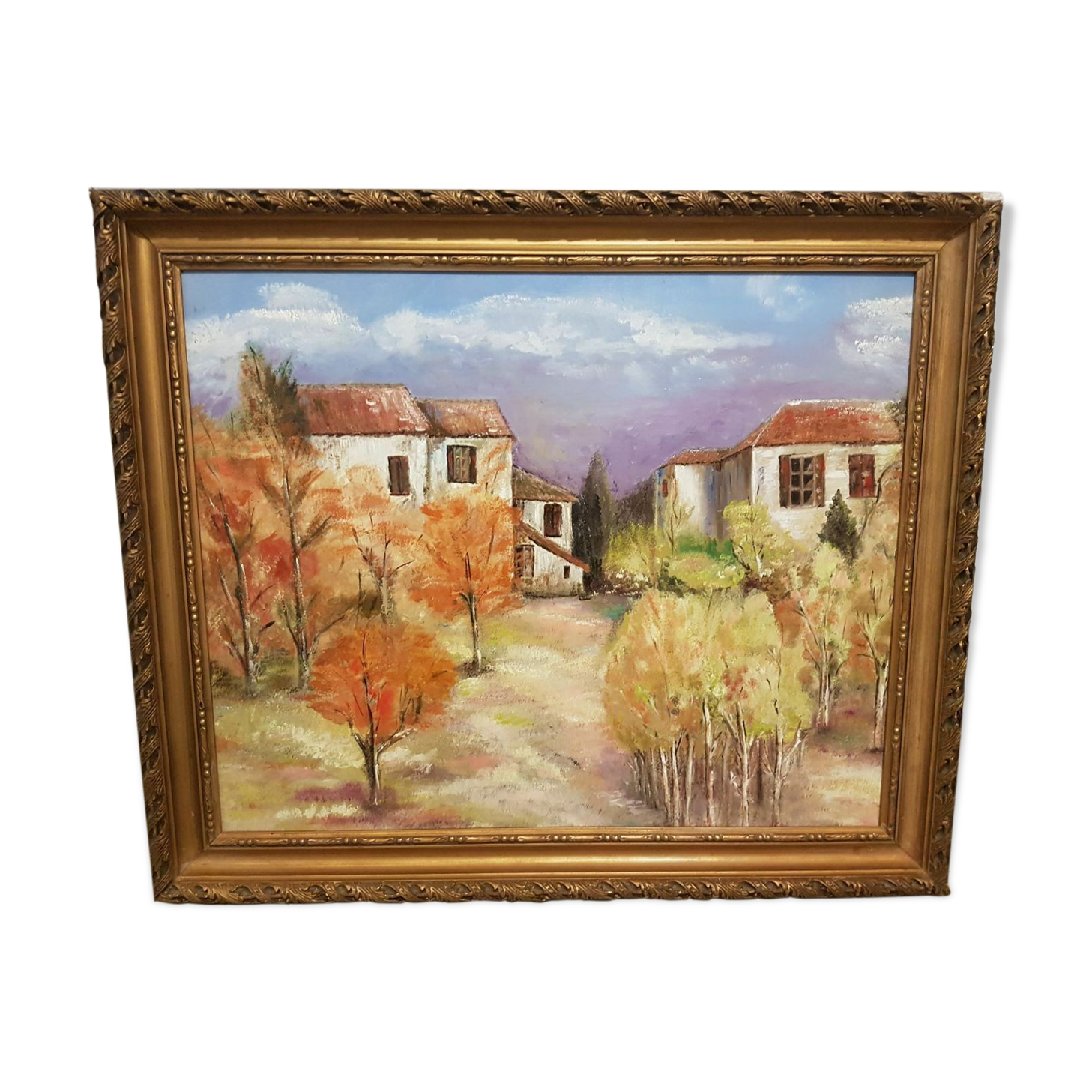 Double-sided painting, country décor and character décor